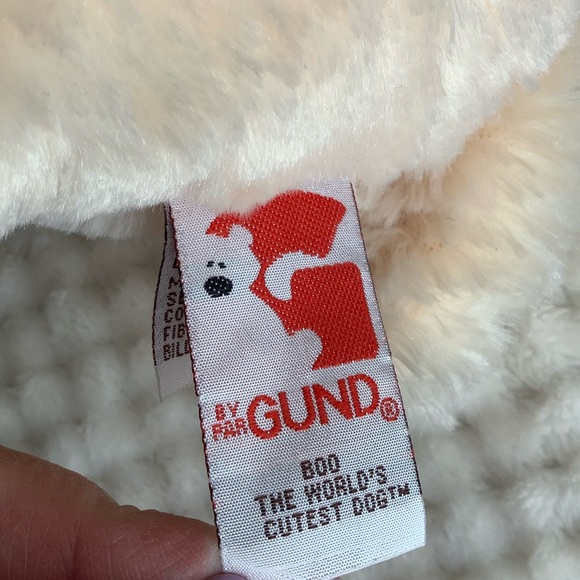 GUND Plush Boo Worlds Cutest Dog Flower Petal Costume Stuffed Pomeranian Puppy - Picture 10 of 14